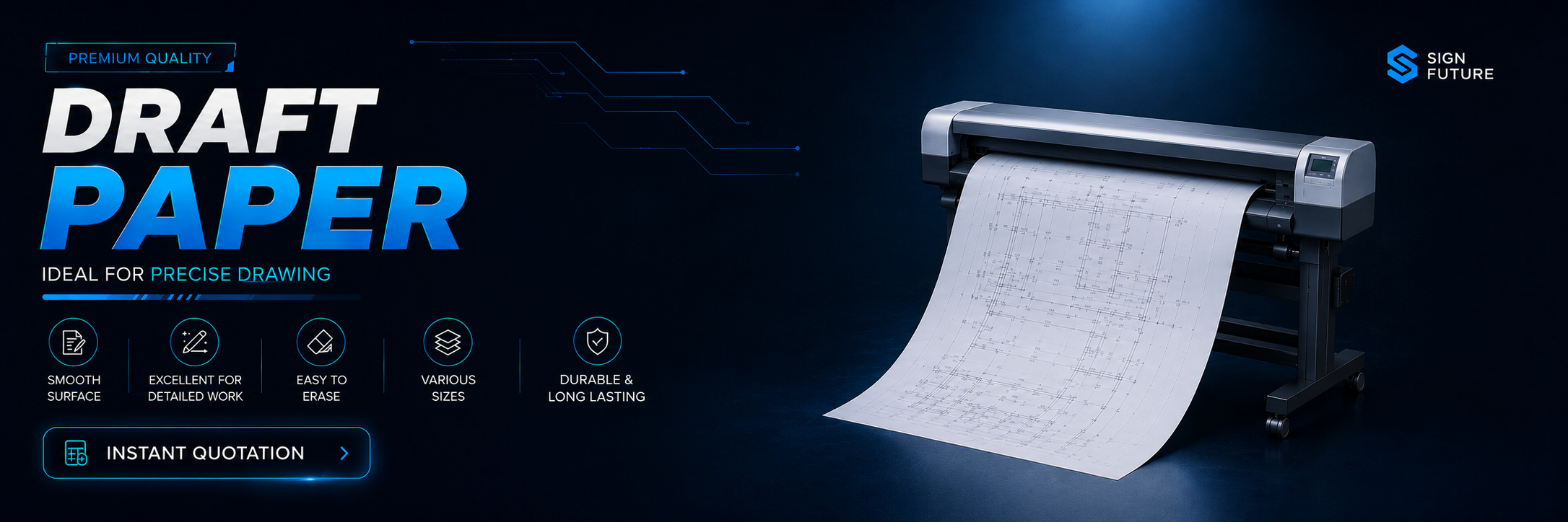 Custom draft paper premium quality